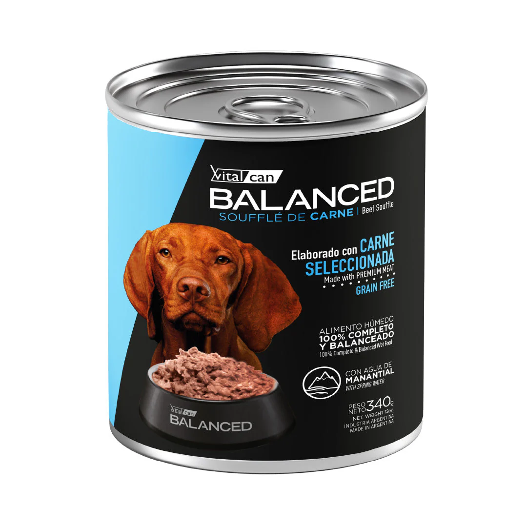 Lata Balanced Perro Adulto Souffle Carne - Image 2